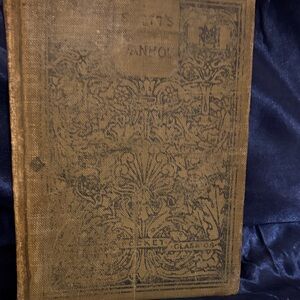 Vintage Brown Hardcover Book (IVANOE)